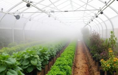 Системи туманоутворення для саду та теплиць: ефективний мікроклімат і догляд за рослинами