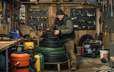 Як правильно зберігати обладнання для поливу взимку