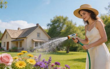 Який режим поливу обрати: струмінь, душ чи туман для різних рослин