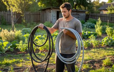 ПВХ чи гумовий шланг: що краще для щоденного поливу