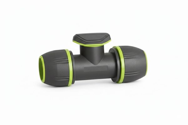 Муфта єднальна з ручним клапаном 1/2" - 5/8" - 3/4"   AB 1007