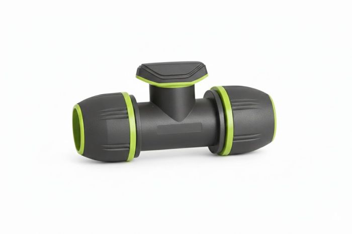 Муфта єднальна з ручним клапаном 1/2" - 5/8" - 3/4"   AB 1007