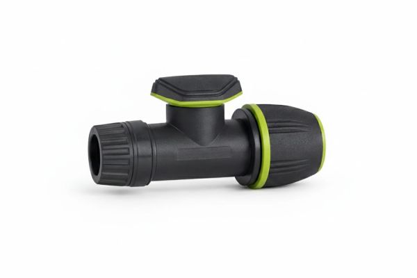 Муфта єднальна з ручним клапаном 1/2" - 5/8" - 3/4"   AB 1008