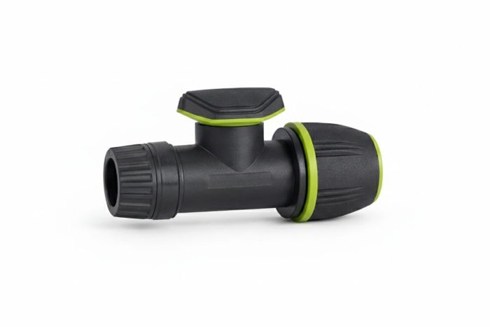 Муфта єднальна з ручним клапаном 1/2" - 5/8" - 3/4"   AB 1008