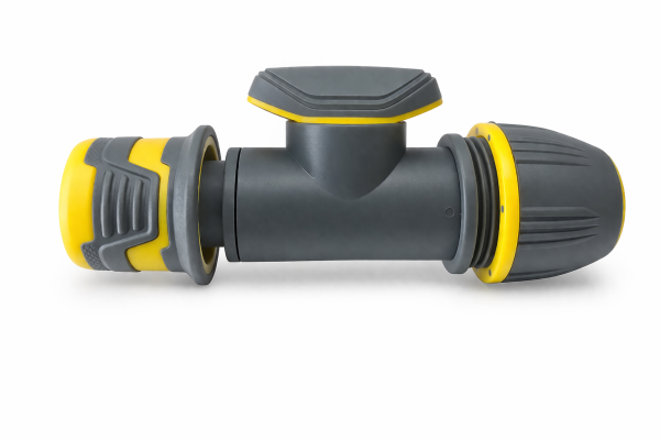 Конектор з ручним клапаном 1/2" - 5/8" - 3/4"   AB 1004