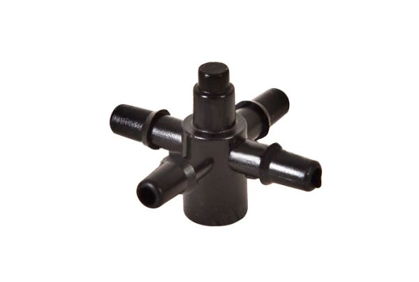З'єднання для трубки 4 мм на 4 виходи для крапельниць AD 5004