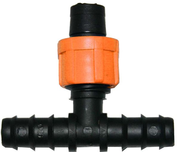 Трійник із трубки на крапельну стрічку Dn16x17x16 AD 5111