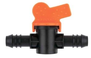 Кран прохідний для крапельної трубки 16 мм AD 6101