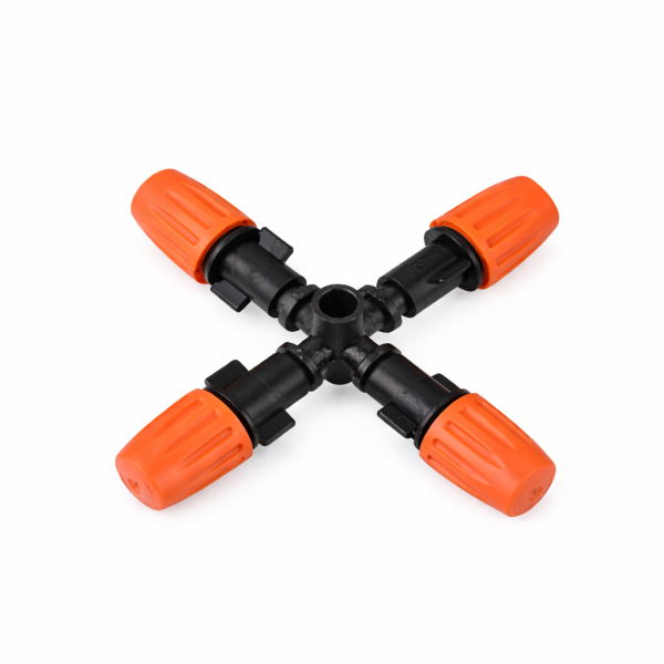 Розпилювач для поливу на 4 виходи Робочий тиск: 1–3 бар., Радіус розпилення: 1 м., Витрата води: 0–240 л/год.   AD 1218