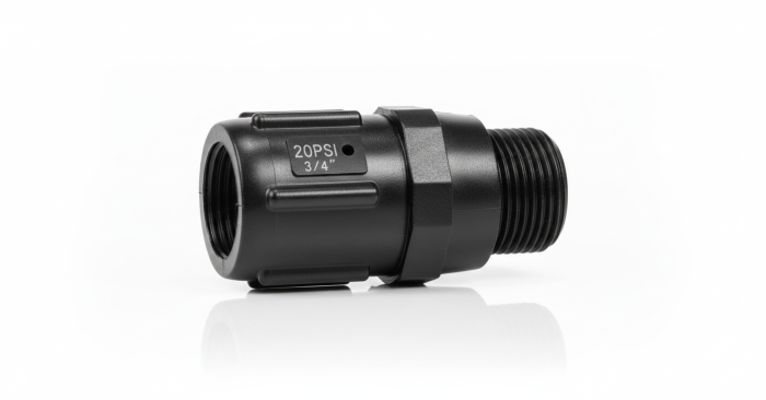 Регулятор тиску низького потоку, Вхідний тиск: 1,3–5,5 бар., Вихідний тиск: 0,9–1,0 бар., діапазон потоку: 1,9–24,6 л/хв   AD 5223-15