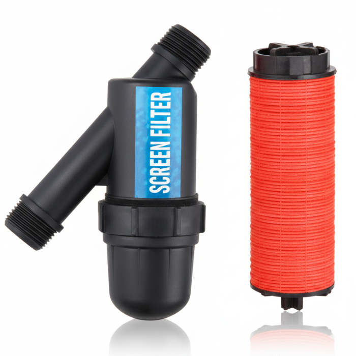 Фільтр дисковий із зовнішнім різьбленням 3/4", пропускна спроможність фильтра 3 м³/г, ступінь очищення фильтра 120 мкм.   AD 6302 3/4''