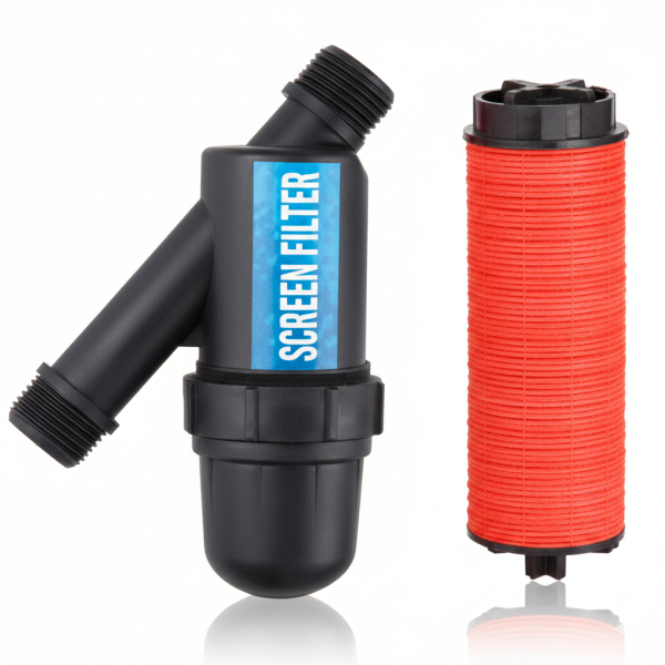 Фільтр дисковий із зовнішнім різьбленням 1", пропускна спроможність фильтра 5 м³/г, ступінь очищення фильтра 120 мкм.   AD 6302 1''