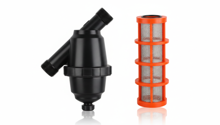 Фільтр сітчатий із зовнішнім різьбленням 1 1/2", пропускна спроможність фильтра 12 м³/г,  ступінь очищення фильтра 120 мкм.   AD 6306