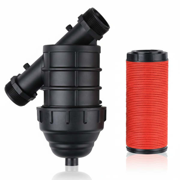 Фільтр дисковий із зовнішнім різьбленням 1 1/2", пропускна спроможність фильтра 12 м³/г, ступінь очищення фильтра 120 мкм.   AD 6308