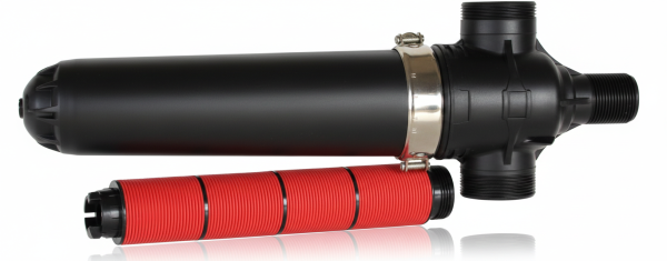 Фільтр дисковий із зовнішнім різьбленням 3", пропускна спроможність фильтра 50 м³/г, ступінь очищення фильтра 150 мкм.   AD 6401